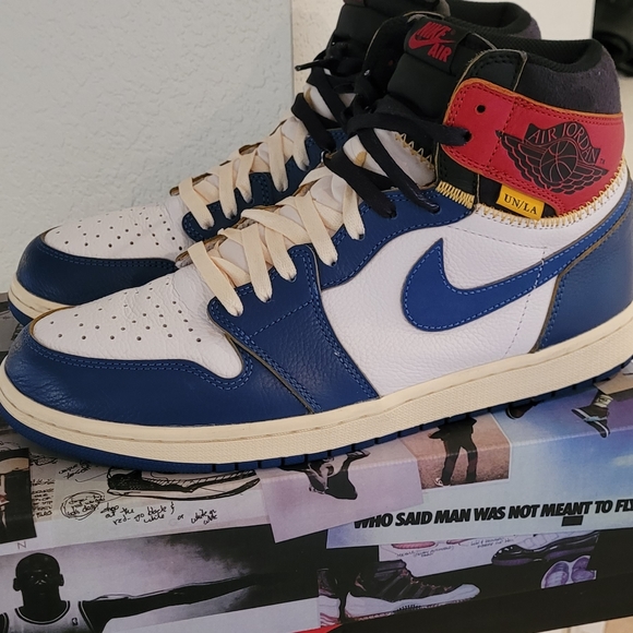 Air Jordan 1 HI Union Blue size 12 - Picture 2 of 7